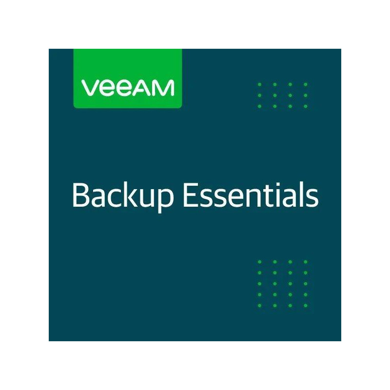 Elektronická licence: Veeam Backup Essentials/ Universal Perpetual License/ zálohování 5VM/ trvalá licence