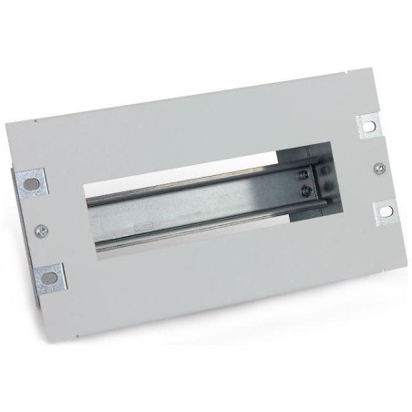 Triton 10" 3HE DIN-Schiene, abnehmbar, RAL7035, grau