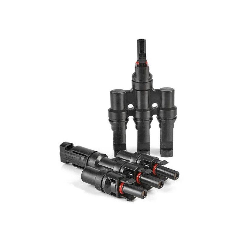 Solarmi Slučovač T4 - slučovač konektorů MC4 v poměru 1:3, pár