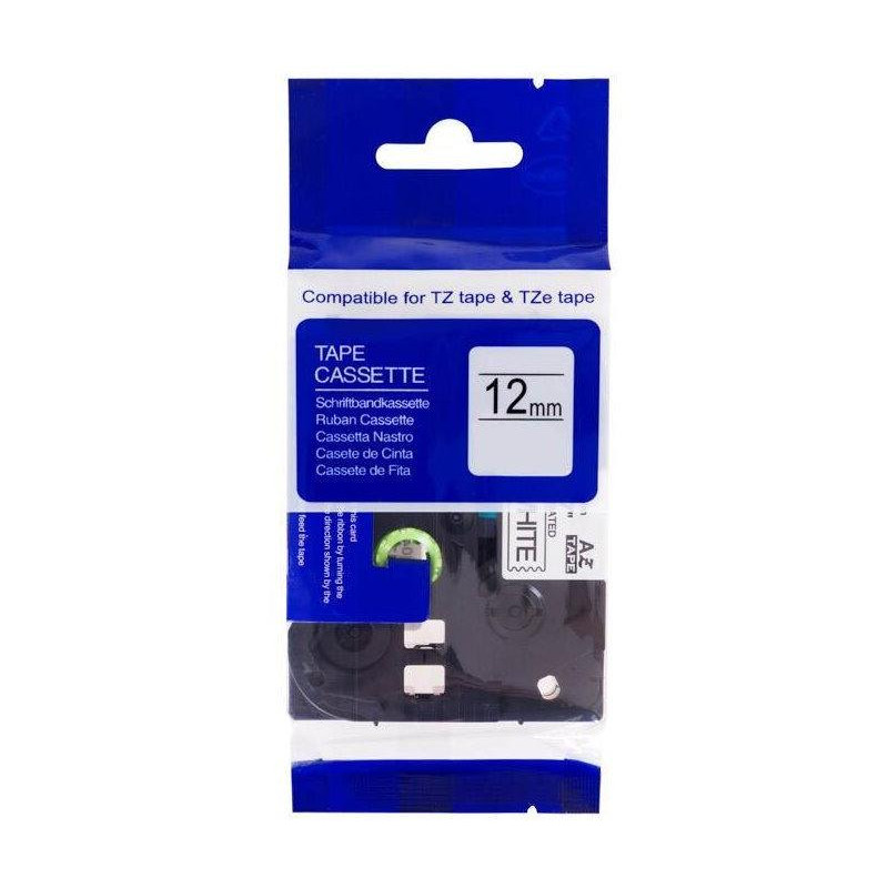 PRINTLINE kompatibilná páska s Brother HSe-621, 9mm, čierna tlač / žltý podklad, bužírka