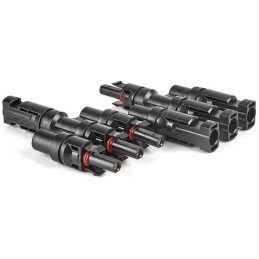 Solarmi Slučovač T4 - slučovač konektorů MC4 v poměru 1:3, pár