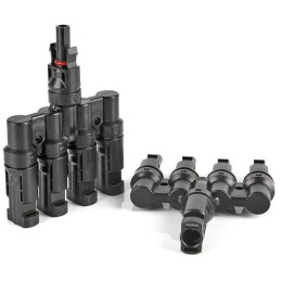 Solarmi Slučovač T5 - slučovač konektorů MC4 v poměru 1:4, pár