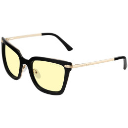 Okulary biurowe/do gier GUNNAR KAIA ONYX soczewki bursztynowe BLF 65 GUNNAR focus