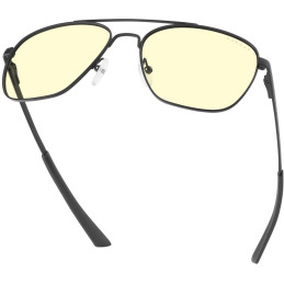 GUNNAR kancelářske/herní brýle  MUSTANG ONYX jantarová skla  BLF 65 GUNNAR focus