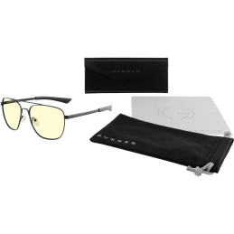 GUNNAR kancelářske/herní brýle  MUSTANG ONYX jantarová skla  BLF 65 GUNNAR focus