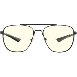 GUNNAR kancelářske/herní brýle  MUSTANG ONYX čirá skla BLF 35 GUNNAR focus