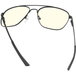 GUNNAR kancelářske/herní brýle  MUSTANG ONYX čirá skla BLF 35 GUNNAR focus