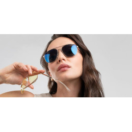 GUNNAR kancelářske/herní brýle  MUSTANG CHROME sluneční skla NEUTRAL BLF 90 Natural focus