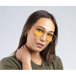 GUNNAR kancelářske/herní brýle  MUSTANG GOLD jantarová skla  BLF 65 GUNNAR focus