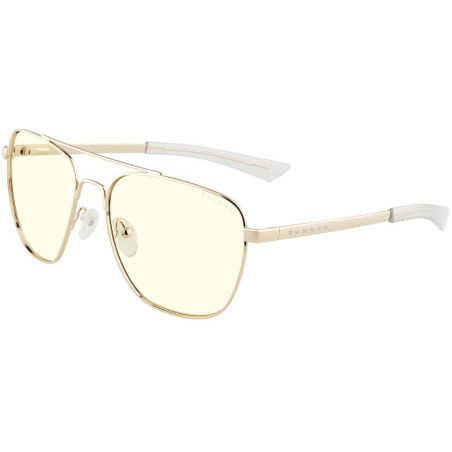 Okulary biurowe/do gier GUNNAR MUSTANG GOLD soczewki przezroczyste BLF 35 GUNNAR focus