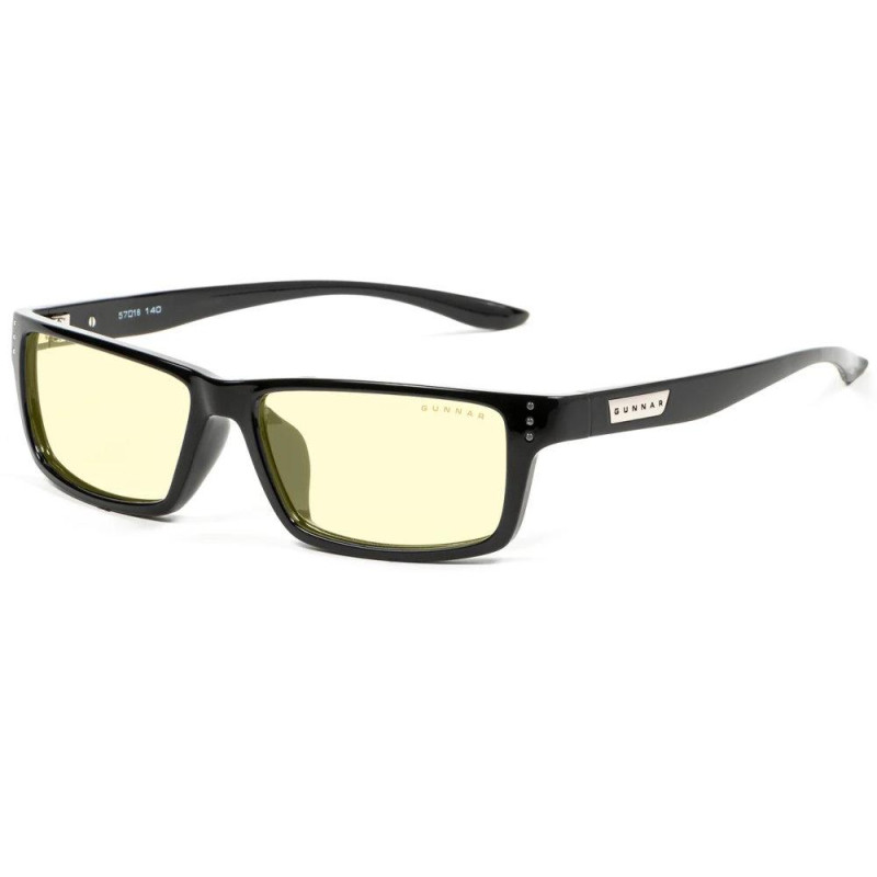 Okulary biurowe/do gier GUNNAR RIOT ONYX soczewki bursztynowe BLF 65 GUNNAR focus