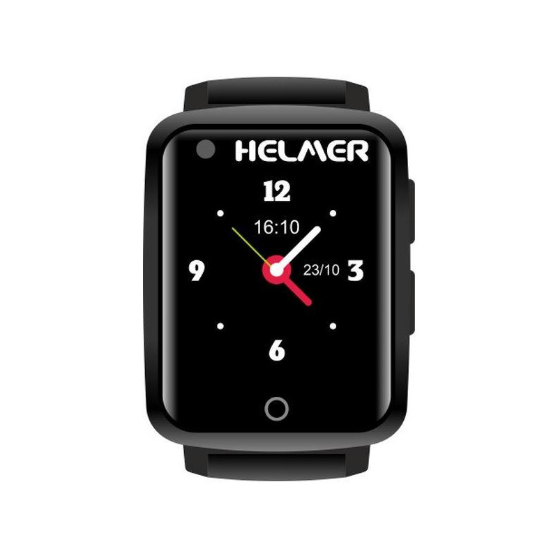 ROZBALENÉ - HELMER seniorské hodinky LK 716 s GPS lokátorem/ dot. disp./ snímač srdečního tepu/ nano SIM/ IP67/ 4G/ Andro...