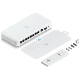 Ubiquiti UniFi Switch Flex 2.5G 8 PoE - 8x 2.5GbE, 1x 10GbE/ SFP+ port combo, PoE+++ In/PoE++ Out (PoE budget 196W)
