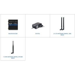 Teltonika RUT200 průmyslový LTE router s ethernetovou zálohou, 2x Eth, LTE Cat4/3G/2G, Wi-Fi