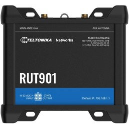 Teltonika RUT901 průmyslový LTE router s ethernetovou zálohou, 1x WAN 3x LAN, LTE Cat4/3G/2G, Wi-Fi