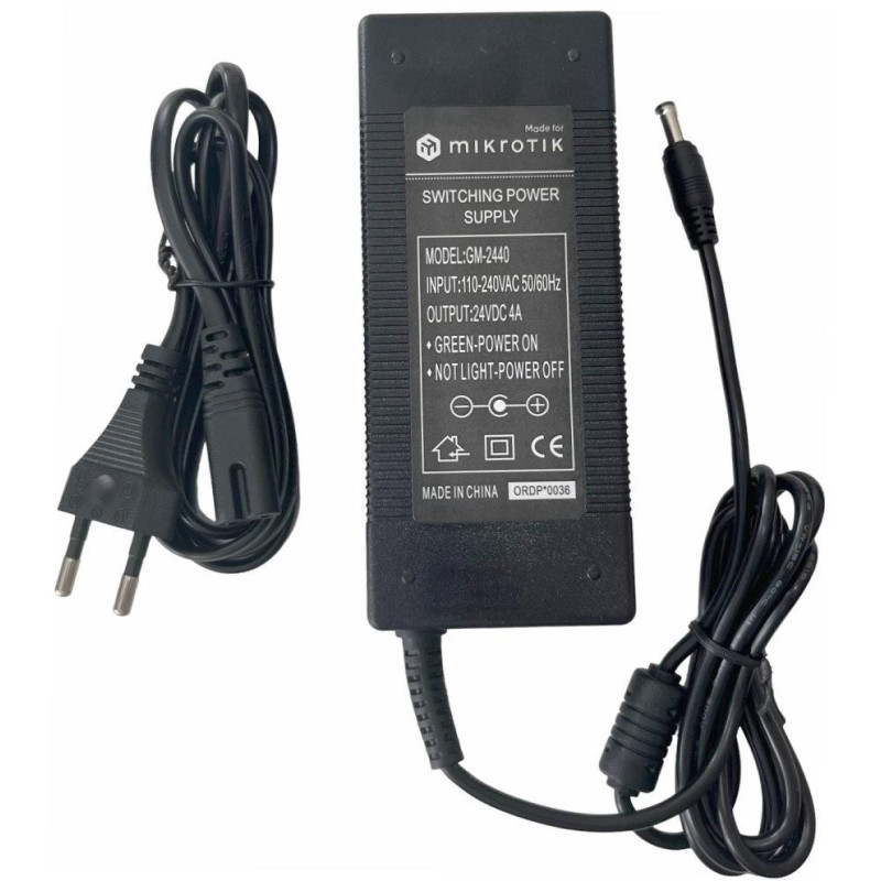 MikroTik GM-2440 power adapter 24V, 4A, power 96W