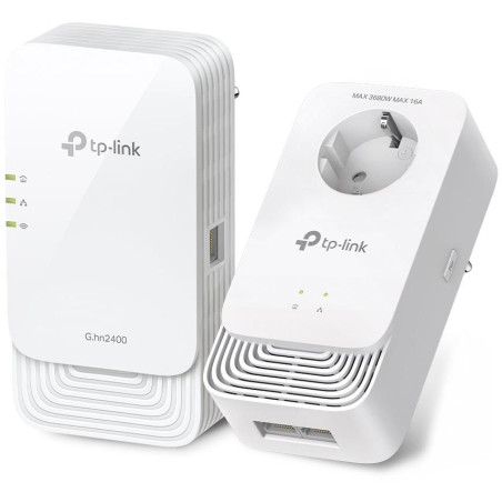 TP-Link PGW2440 KIT Powerline adaptér, G.hn2400, KIT 1× PGW2440 + 1× PG2400P, WiFi AX1800