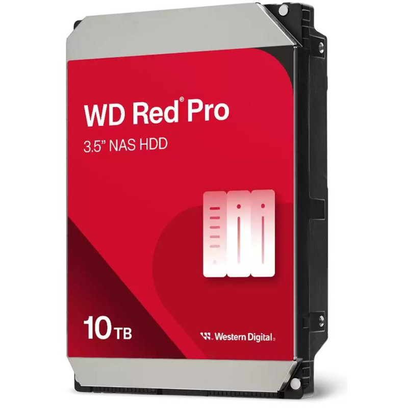 WD RED Pro 10TB / WD103KFBX / SATA 6 Gb/s / Wewnętrzny 3,5" / 7200 obr./min / 512 MB