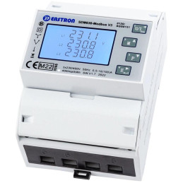 Eastron SDM630-MODBUS-MID V3, Modbus elektroměr, třífázový, 100A
