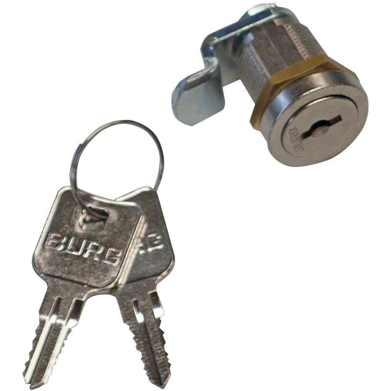 Triton Round lock BURG for plastic rotary handle TRITON + 2x universal keys