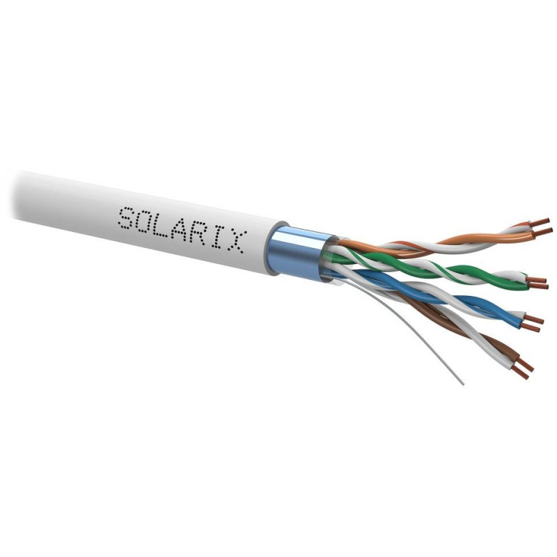 Solarix FTP-Kabel Cat5e, licna - (SXKL-5E-FTP-PVC-GY) Meter