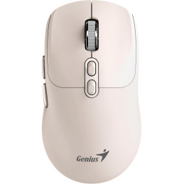 GENIUS NX-8080S BT Milk Tea/ duální Bluetooth + 2,4GHz/ 1600 dpi/ bezdrátová/ Copilot/ tichá/ 7tlačítková/ béžová
