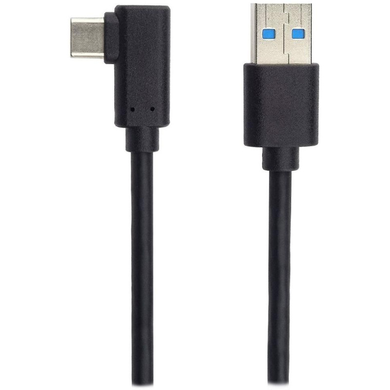 PremiumCord USB-Kabel Typ C/M, abgewinkelter Stecker 90° - USB 3.0 A/M, 3 m