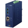 Planet IXT-900-2X1UP priemyselný konvertor 1x 10G Base-T 802.3bt PoE++ / 2x SFP+ 10G Base-X, IP40, -40~75°C, dual power