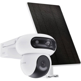 Zestaw kamery IP EZVIZ HB90/ PTZ/ Wi-Fi/ 2x 4Mpix/ ochrona IP65/ obiektyw 2.8 + 6mm/ H.265/ IR do 35m/ panel słoneczny + 8W
