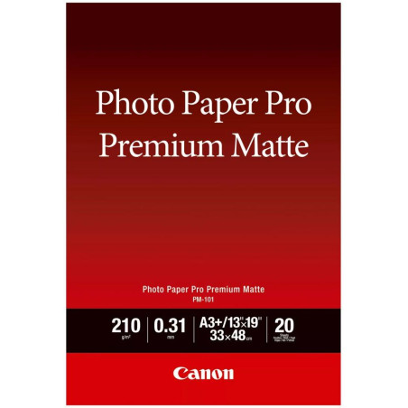 Canon fotopapier PM-101 Premium Matte A3+ 20 listov