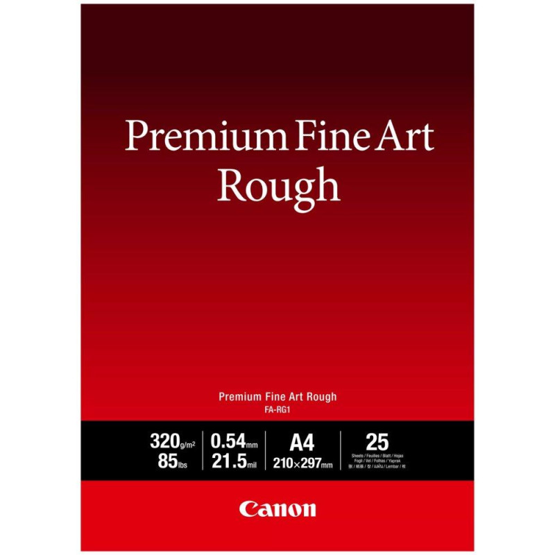 Canon fotopapier FA-RG1 Premium FineArt Rough A4 25 listov