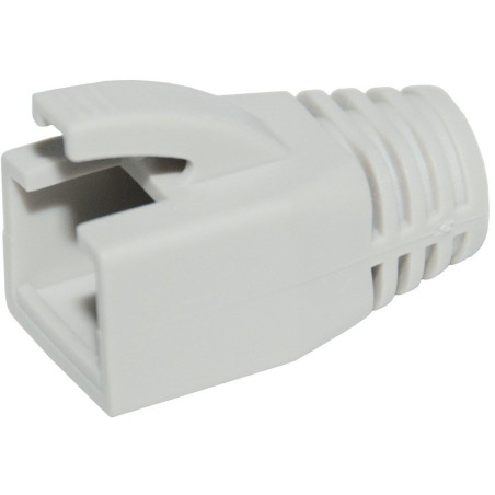 Solarix RJ45 Snag Proof Schutz grau S45SP-GY-6A/S45SP-GY-8.0 für Kabel mit einem Gesamtdurchmesser von bis zu 8,0 mm