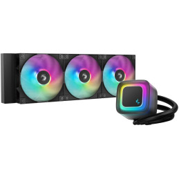 DEEPCOOL Wasserkühler LE360 V2 / 3x120 PWM ARGB Lüfter / Display / schwarz