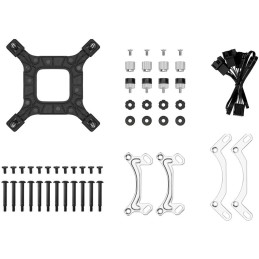 DEEPCOOL vodní chladič LE360 V2 / 3x120 PWM ARGB fan / displej / černý