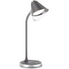 IMMAX LED table lamp FINCH/ Qi charging/ 9W/ 12V/2A/ dimmable/ gray + silver elements