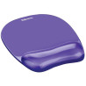FELLOWES Mauspad und Handballenauflage CRYSTAL Gel lila