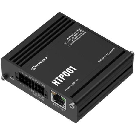 Teltonika NTP001 przemysłowy serwer NTP, synchronizacja czasu, RS232/RS485,