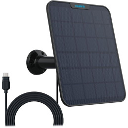 Reolink Solar Panel 2 for battery-powered Reolink cameras, 6W, USB-C, black