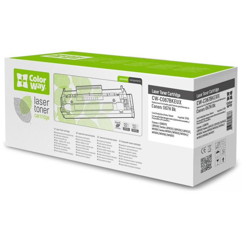 COLORWAY compatible toner for CANON CRG-067H/ 3130 pages / Black
