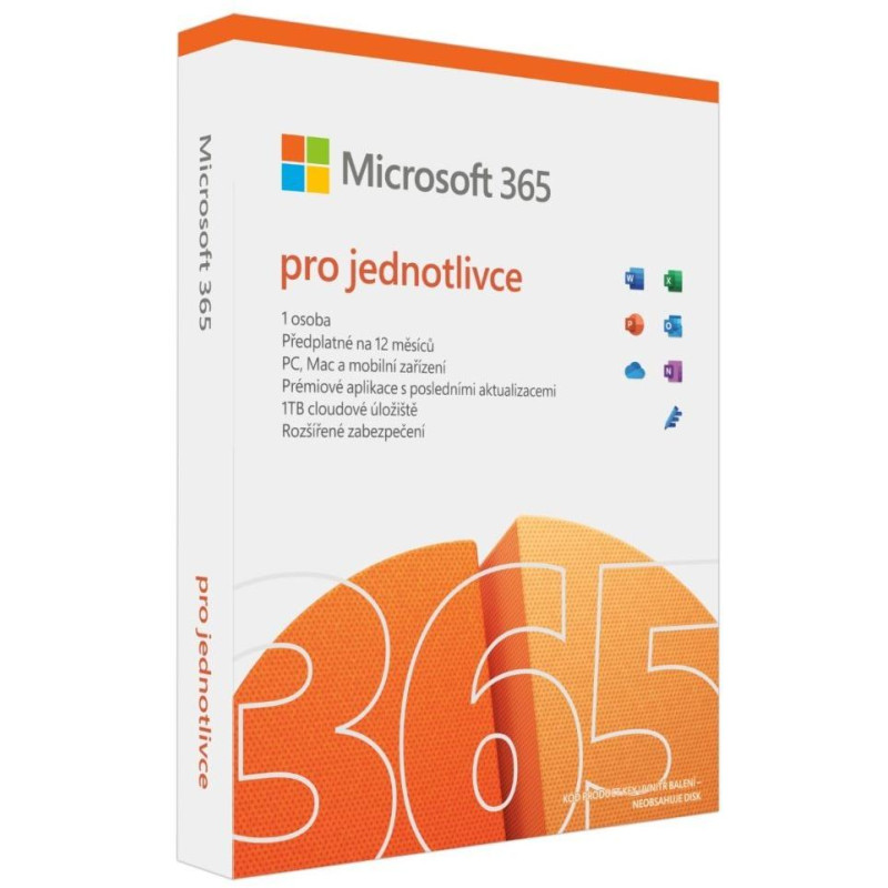 Microsoft Office 365 Personal All Lng  - předplatné 1 rok multilanguage