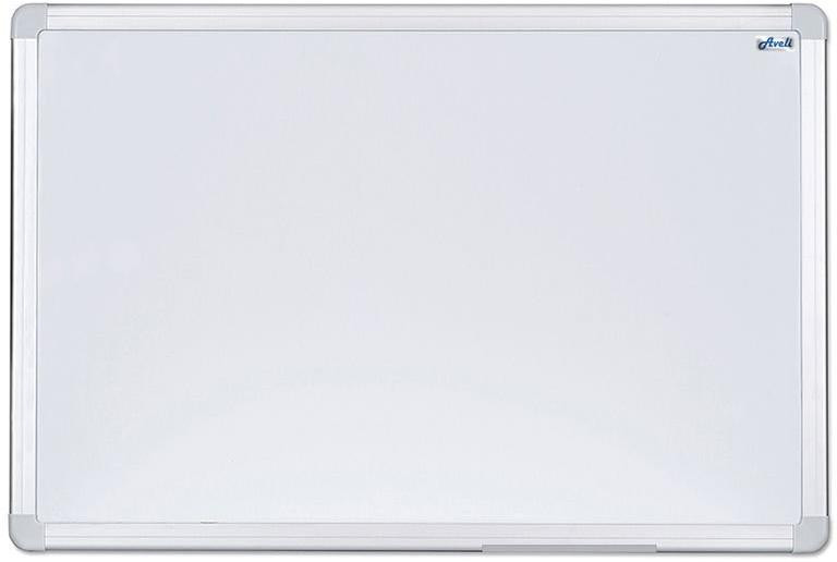 AVELI Magnetická tabuľa/ 60x45 cm/ hliníkový rám + korková nástenka 30x30 cm