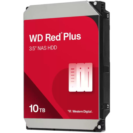 WD RED PLUS 10TB / WD100EFGX / SATA 6Gb/s / Interný 3,5" / 7200rpm / 512MB