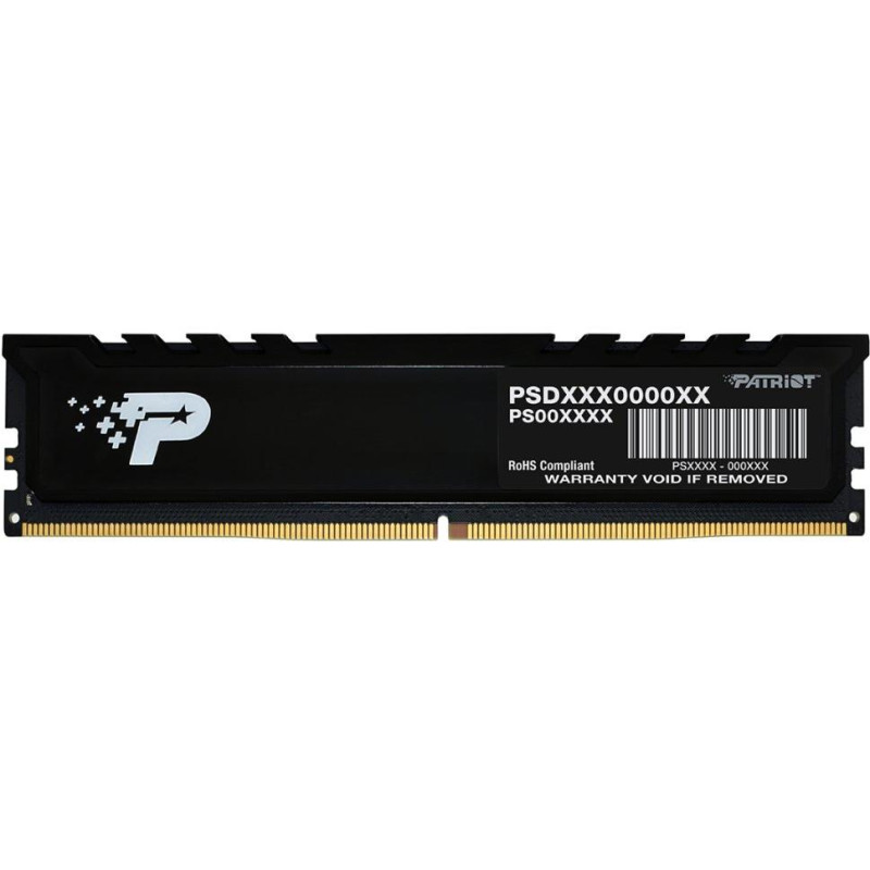 PATRIOT Signature Premium 32 GB DDR5 6400 MT/s / CUDIMM / CL52 / 1,1 V /