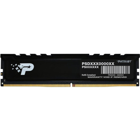 PATRIOT Signature Premium 16 GB DDR5 6400 MT/s / CUDIMM / CL52 / 1,1 V /