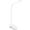 Colorway stolná LED lampa / CW-DL04FCB-W/ Integrovaná batéria / Klip na uchytenie/ Biela