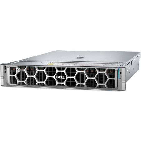 DELL PowerEdge R7725/16x2.5"+8xNVMe/2xEpyc 9175F/256GB/2x480GB SSD+2x960GB NVMe/2xH965i/nVidia L40S 48GB/iDR.Ent/3Y PS