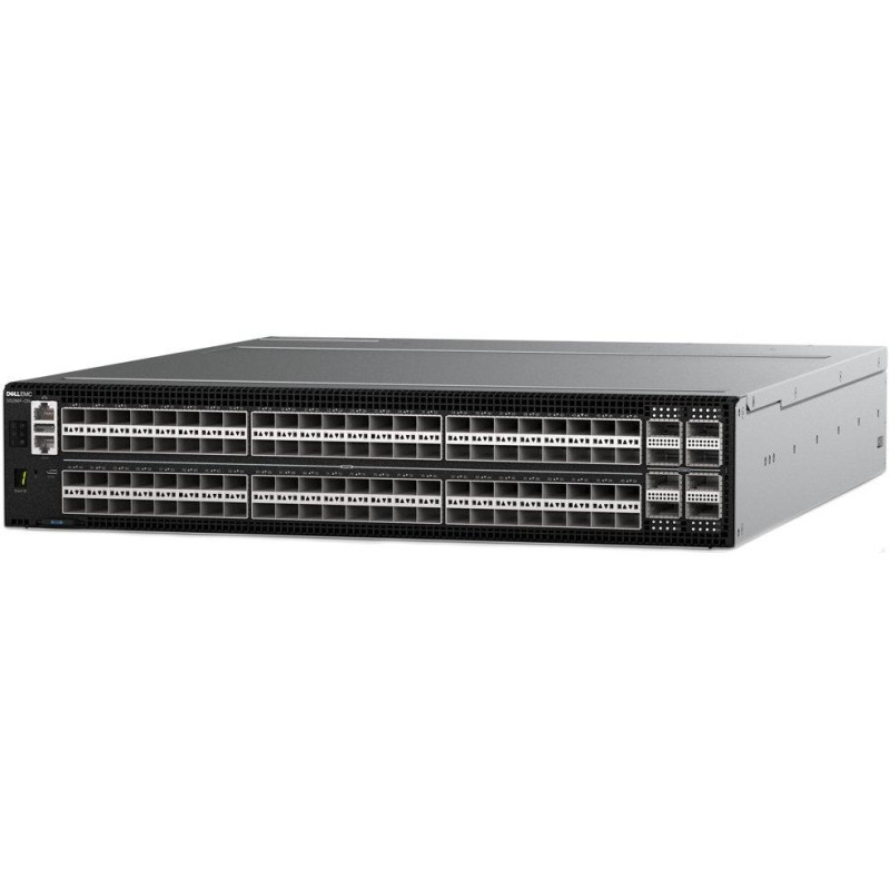 Przełącznik DELL Networking S5296F-ON, 96 portów 25GbE SFP28, 8 portów 100GbE QSFP28, wejście/wyjście do PSU air, 2x PSU/OS10/3Y