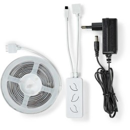 NEDIS Wi-Fi chytrý LED pásek/ 18W/ 220 - 240V/ IP20/ 860lm/ 2700 - 6500 K/ teplá až studená bílá/ RGB/ 2m