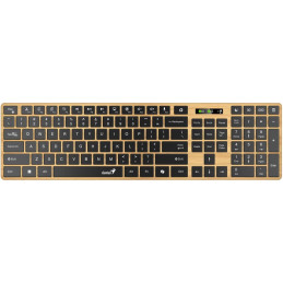 GENIUS Slimstar 7250BT/ bezprzewodowy 2.4GHz + BT5.0/ Copilot/ USB/ kolor sosnowy + czarny/ układ CZ+SK