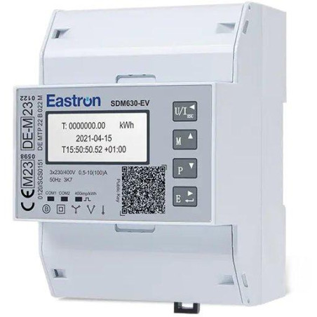 Eastron SDM630-EV V2, elektromer, trojfázový